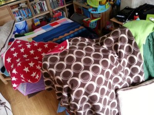 the finished den