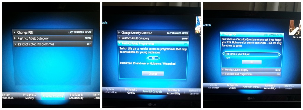 you view parental control