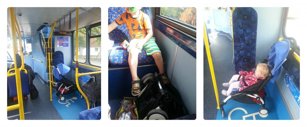 babyzen yoyo on a bus