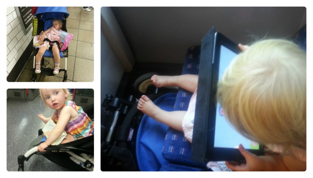 babyzen yoyo on the train