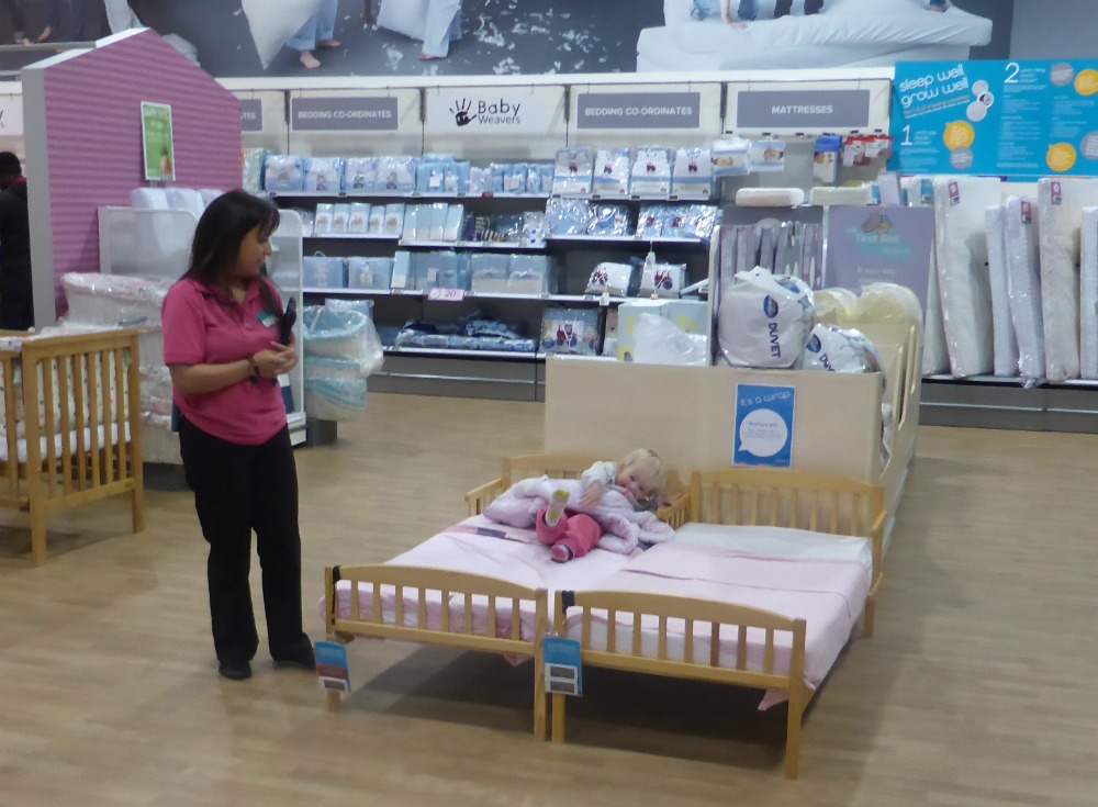 kiddicare vib experience testing toddler beds