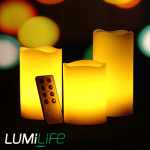 remote control candles led hut